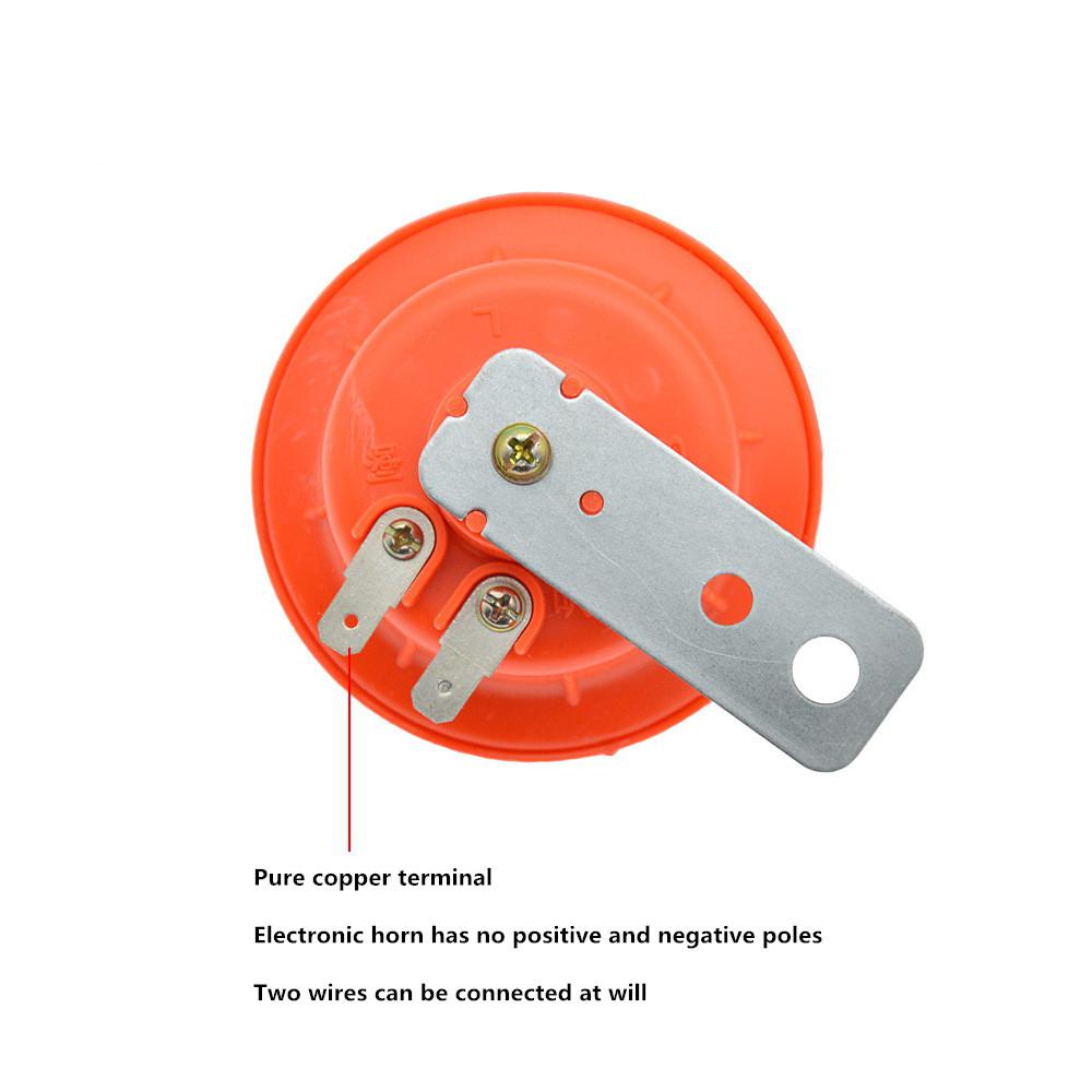 Electric Vehicle Intelligent Digital Electronic Horn 36v-72v Universal Treble Horn Plastic Energy Saving Digital Horn Bike Parts