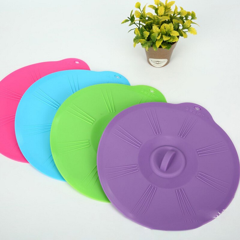 1Pc Kookpot Pan Deksel Koken Gereedschap Herbruikbare Multifunctionele Verse Houden Magnetron Kom Cover Siliconen Keuken Gadgets
