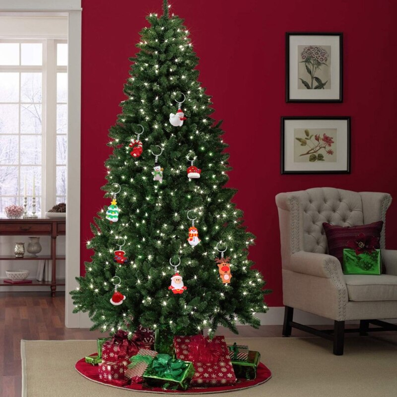 24 szt. Różne ozdoby choinkowe odliczanie kalendarz adwentowy DIY miniatura