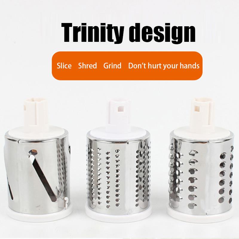 3 In 1 Multifunctionele Roterende Rasp Keuken Accessoires Groentesnijder Eten Processors Aardappelen Snijden Versnipperen Gadget