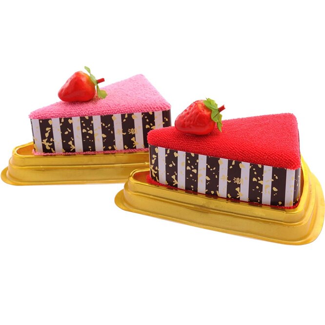 10 sett nydelig mini smørbrød form kake håndkle bomull låve hånd håndkle ansikt håndkle fest 20 x 20 cm