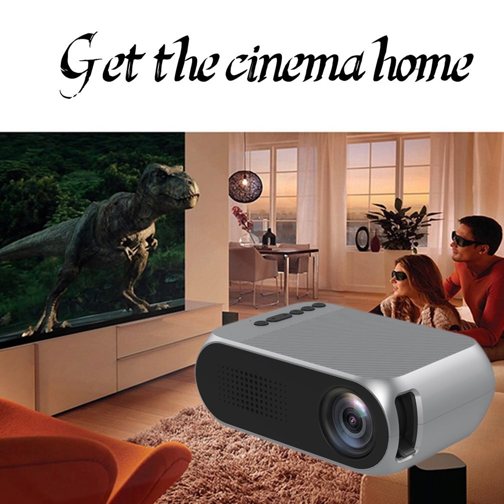 Mini Projector Led Video Digital Home Theater Portable Smart 1080P Movie Projector For Home Theatre For US plug