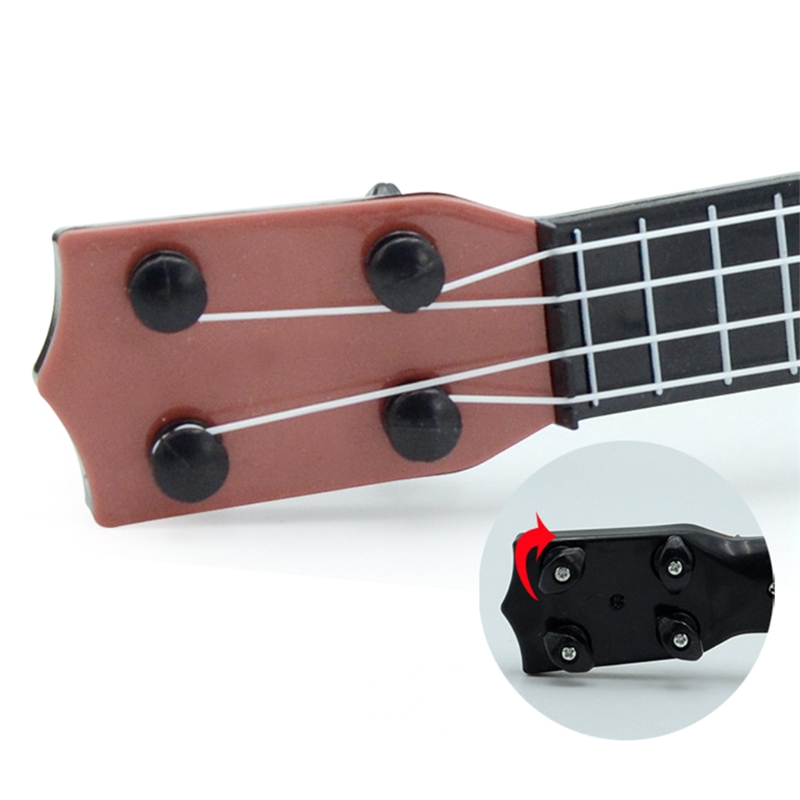 Mini Spielzeug Gitarre für Kleinkinder Musical Instrumente Anfänger Art Musical Instrumente Pädagogisches Holz Farbe