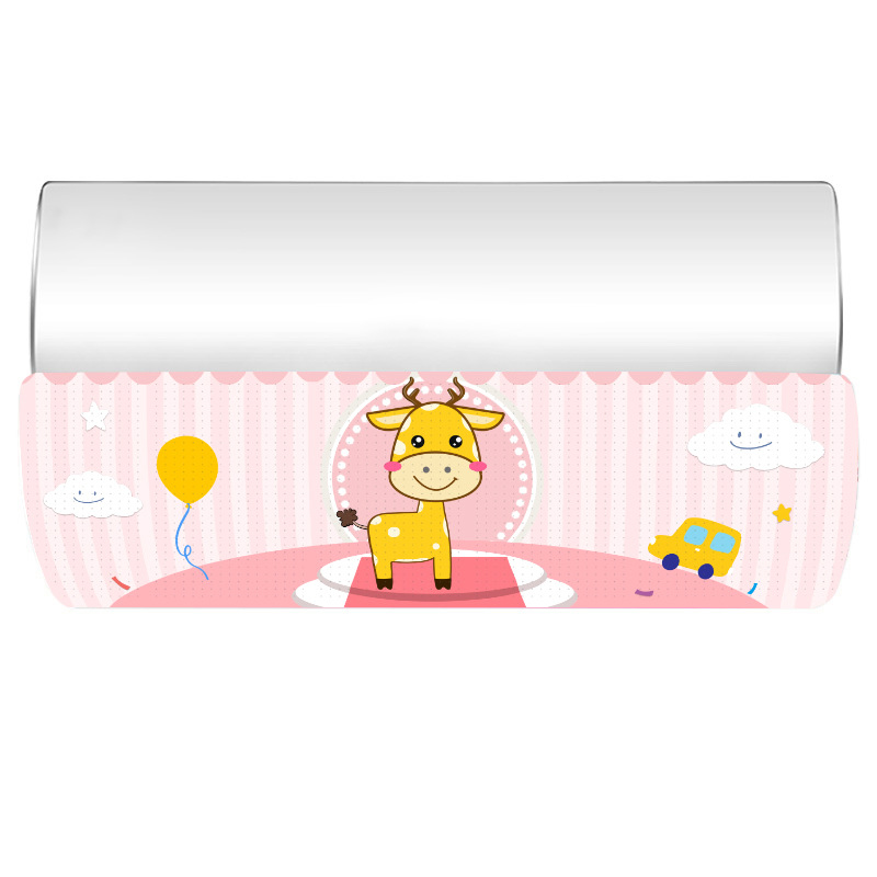 Air Conditioner Wind Deflector Baffle Wind Shield Adjustable Air Guide Cover For home office airco Deflector Cover Wind Baffle: Deer