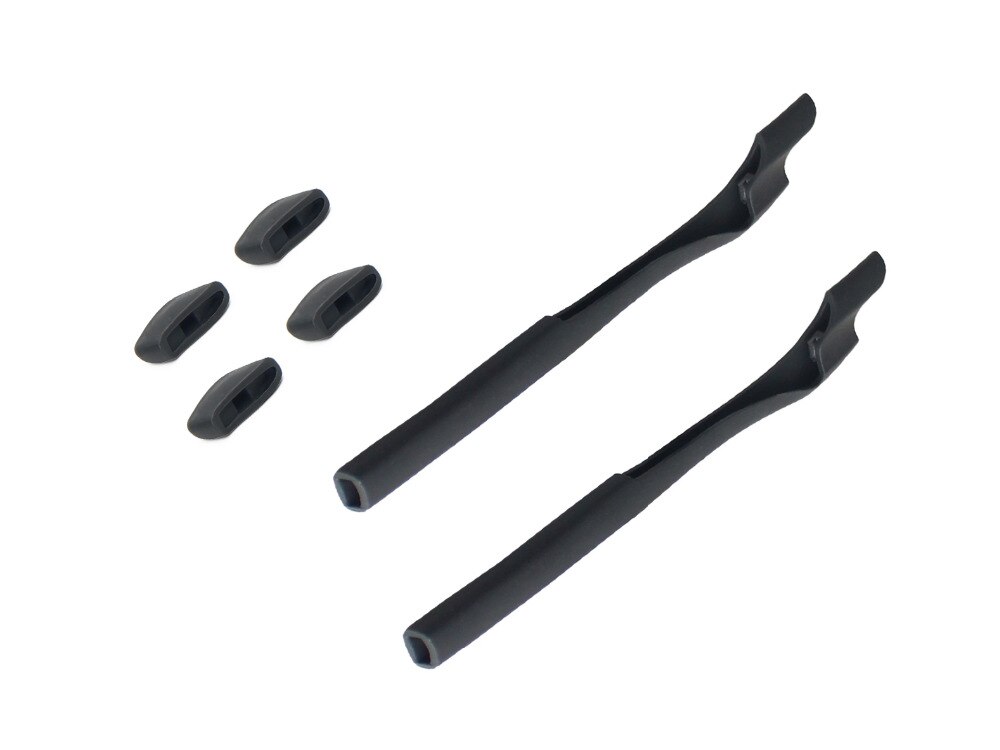 Glintbay 100%  nauwkeurige, geavanceerde zwarte vervangende lenzen en zwarte rubberen kit voor oakley half jacket 2.0 xl zonnebril