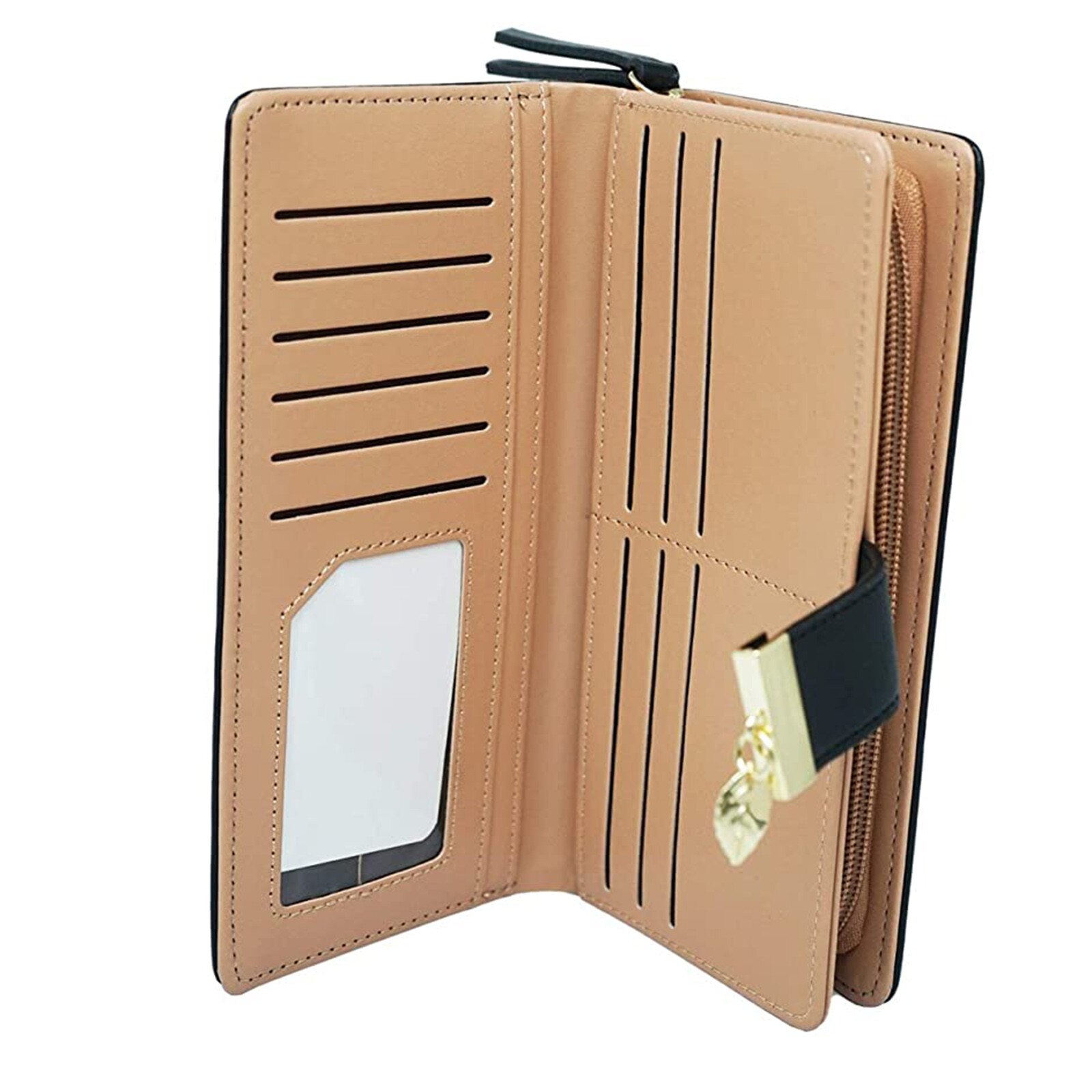PU Leather Women Wallets Hasp Lady Moneybags Zipper Coin Purse Woman Envelope Wallet Money Cards ID Holder Bags Purses Pocket