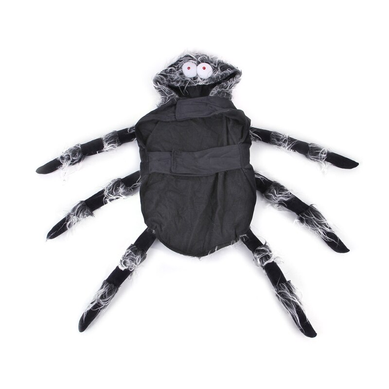 Halloween Pet Spider Clothes Puppy Party Cosplay Costume Hoodies Funny Outfit