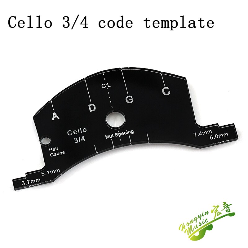 Violin code template instrument making tool Cutting template piano code grinding tool assembly tool piano making tool: 3 quarters of cello
