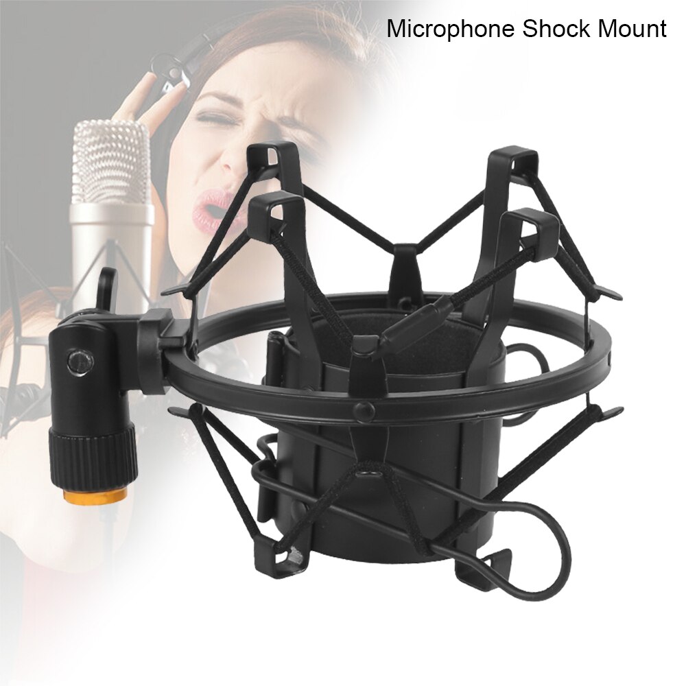 1Pc Professionele Microfoon Shock Mount Verstelbare Spider Microfoonhouder Opname Microfoon Metalen Beugel