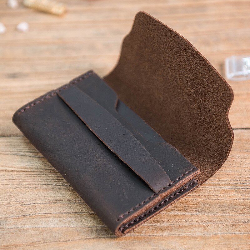 DIY material bag leather card bag simple business card box coin purse DIY sewing: Section B