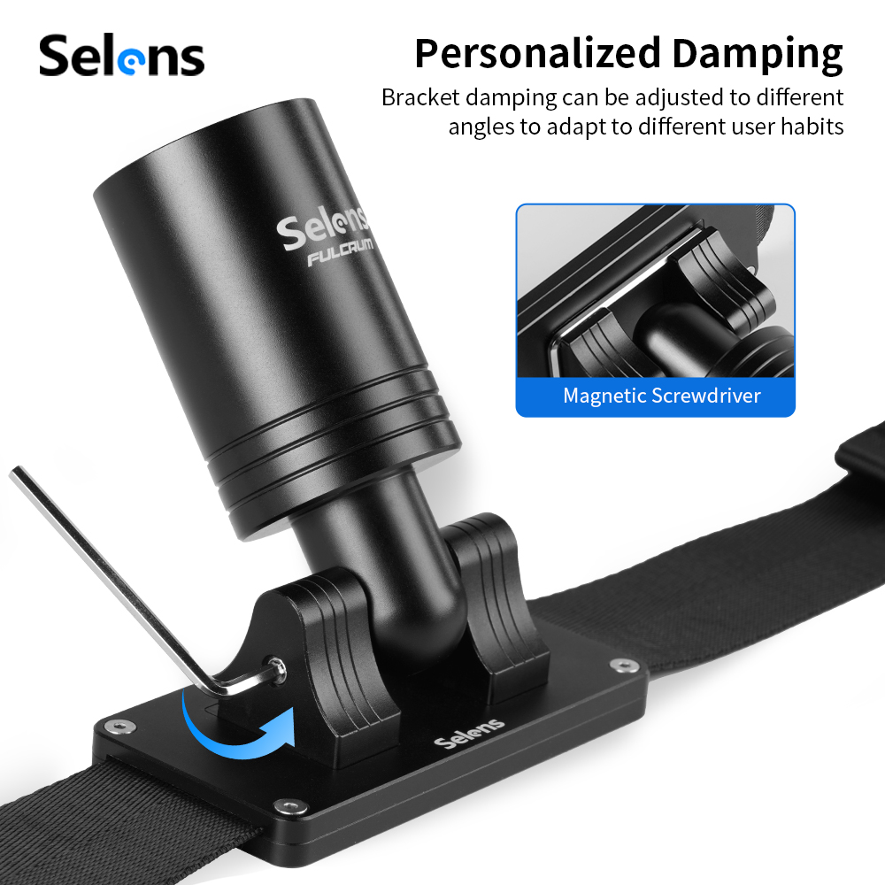 Selens Adjustable Camera Gimbal Belt Gimbal Stabilizer Weight Support Hip Belt Waist Mount for Long Standing Filming Compatible