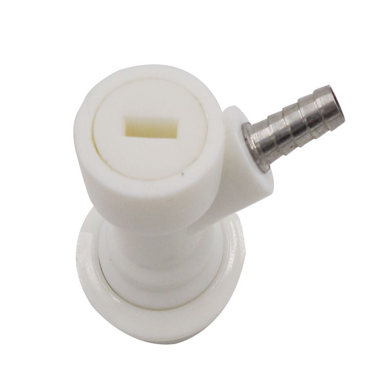 Conectores de barril de cerveza Homebrew de 1/4 pulgadas, dispensador de barril con bloqueo de bola, desconexión de Gas líquido, Conector de boca recta/roscada, útil: white ball lock