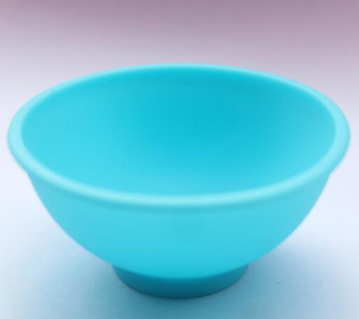 Silicone Mini Bowl Silicone Bowl Baby Solid Food Bowl Kitchen Seasoning Bowl Mask Dishes Children's Products: Blue