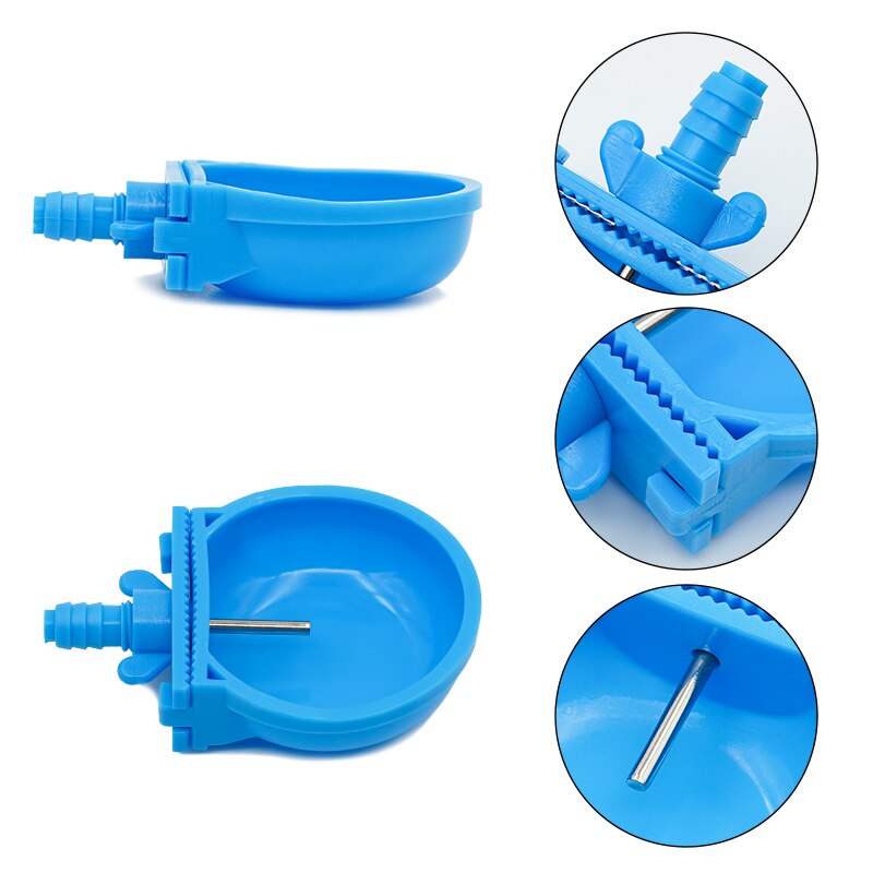1Stck Anti-kratzen Kaninchen Edelstahl Automatische Trinken Tasse Anhebung Kaninchen Fuchs Nerz Trinkwasser Schüssel Kaninchen Zucht: Plastik2