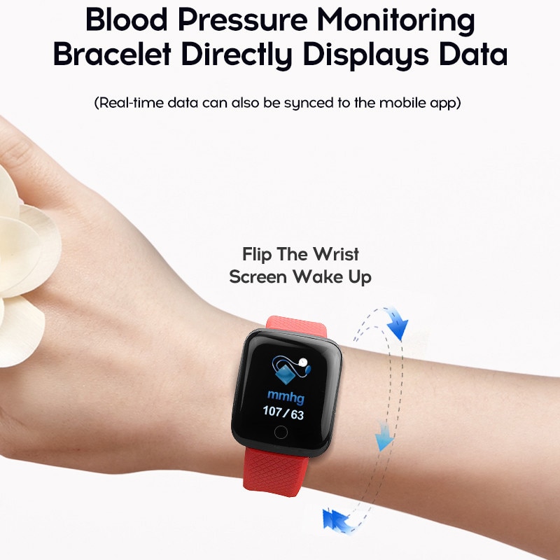 montres numériques hommes ou femmes montre intelligente pression artérielle étanche moniteur de fréquence cardiaque Fitness Tracker Sport fitness montre