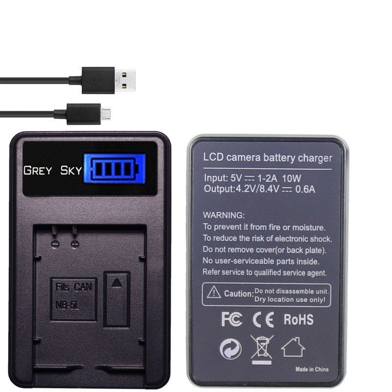 Camera Battery Pack NB-5L NB 5L NB5L Bateria For Canon SX200is SX220HS SX230HS CB-2LXE PowerShot S100 S110 SD950 SD970