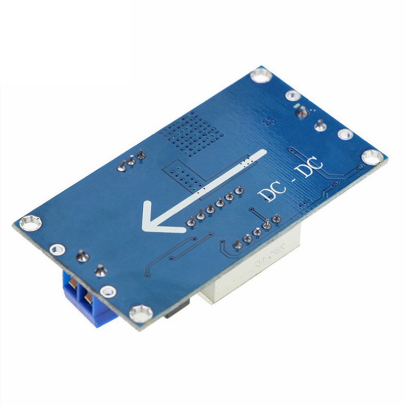 LM2596 DC-DC Adjustable Step-Down Module With Voltmeter Display, Blue Board Step-Down Digital Display