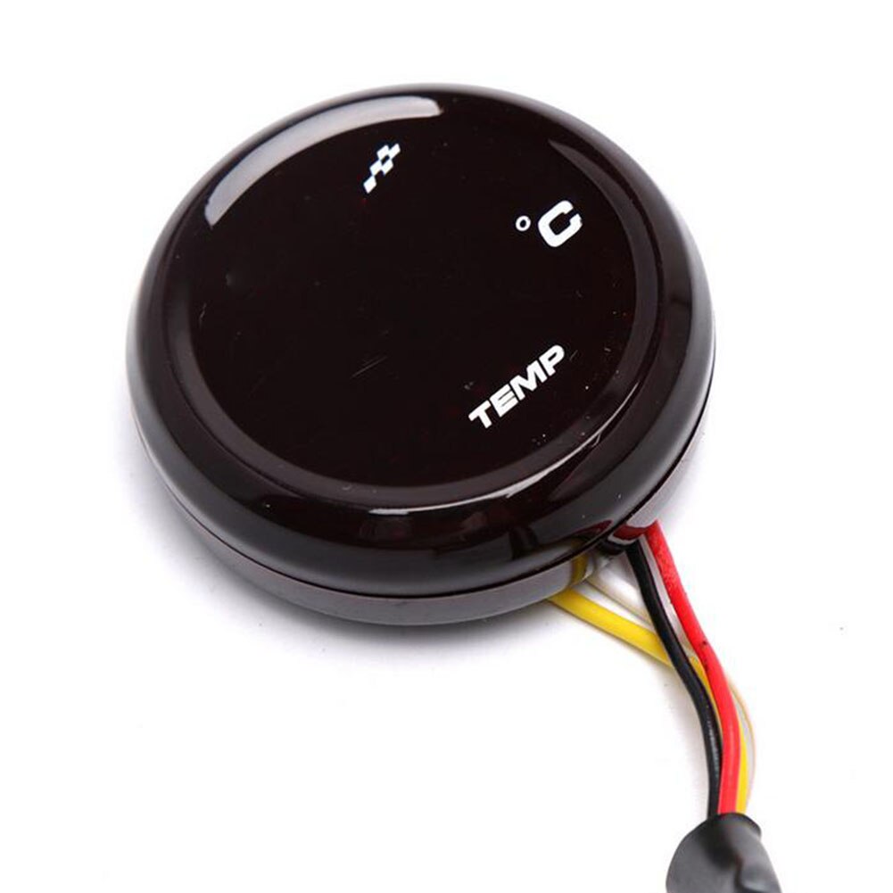 Blå ledet digitalt vanntemp termometer måler  dc 12v med 22mm sensorer til motorsykler scootere vanntett universell