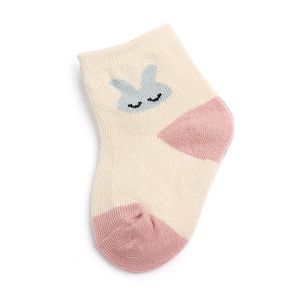 AiKway 1 Pair Baby Socks Cotton Solid Color Boy Girl Children Socks Cute Newborn Cartoon Socks Unisex: 13