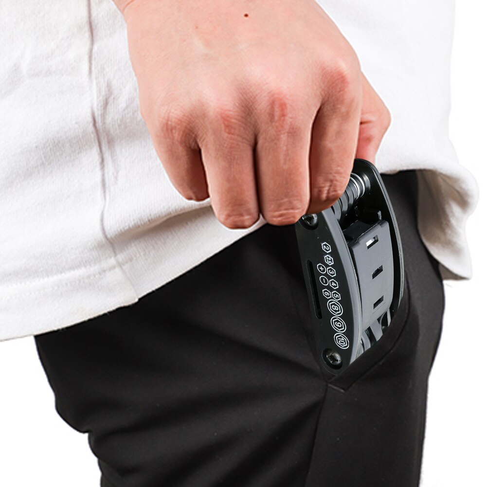 Bicycle Repair Tools Kit Mountain Bike Equipment with Socket Screwdriver 16 in 1 for Outdoor Cycle Biking Entertainment