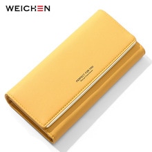 Brand Trifold Women Wallets Card Holder Large Capacity Purse Soft Leather Long Wallet Clutch Phone Pocket Carteira