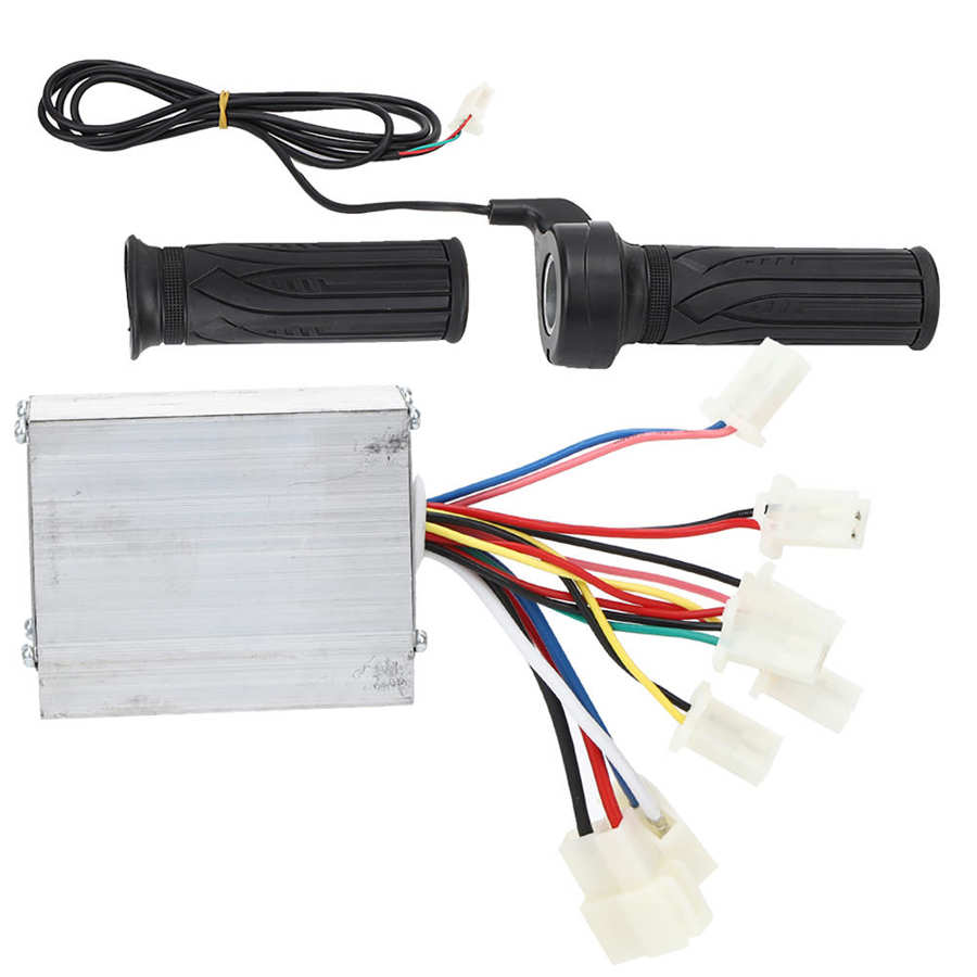 Elektrische Fiets 24V 250W Geborsteld Controller Gashendel Set Elektrische Fiets E-Bike Controller &amp; Twist Throttle stuur
