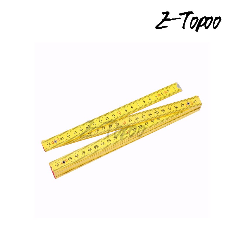 2M Tragbare Falten Mayitr Sauerei Meter Holz Lineal Baumeister Tischler Bildung Messen Werkzeuge