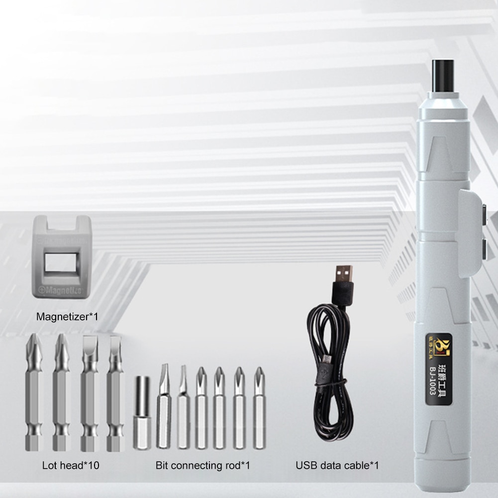 Pen Type Electrical Screwdriver Set Electrician USB Rechargeable 3.6V Screw Driver with Bits Phone Watch Repairing Hand Tool