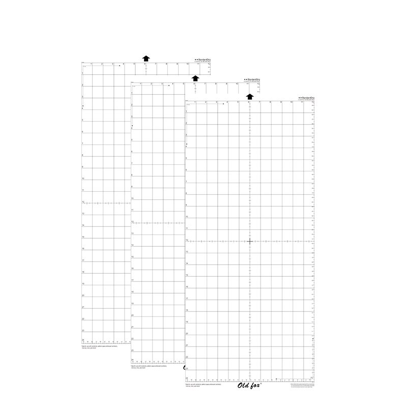 Clear Cutting Mat Adhesive&Sticky Non-Slip Flexible Gridded Cut Mats Suit for Silhouette Cameo Cricut Die Cutting Machine