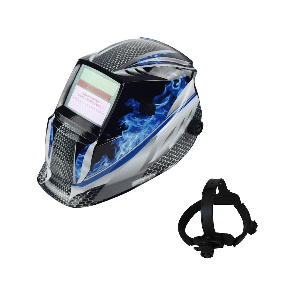 Máscara de Soldadura Anti-UV, gafas de ojos automáticas, lentes solares, lentes de soldadura, casco fotoeléctrico para Trabajos de soldadura de construcción: B