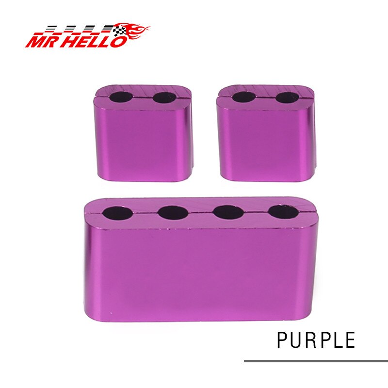 3 piezas jdm spw con contraseña para bujías de coche, separador de cables eléctricos, abrazadera para cable de encendido, clip decorativo para coche.: Púrpura