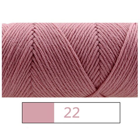 10 Pcs / Lot Lovers Cotton Natural milk cotton thick yarn for knitting Baby wool thread crochet hand knitting yarn cotton yarn: NO 22 Colour