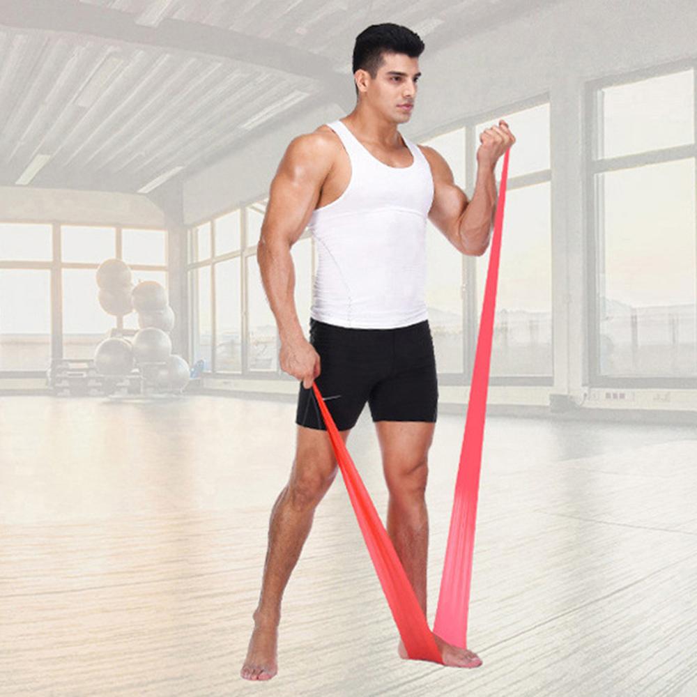 Yoga fitness spanband training weerstandsbanden rubberen fitnessband voor sportschool aparatos para ejercicio резинкп для растяжкиt@