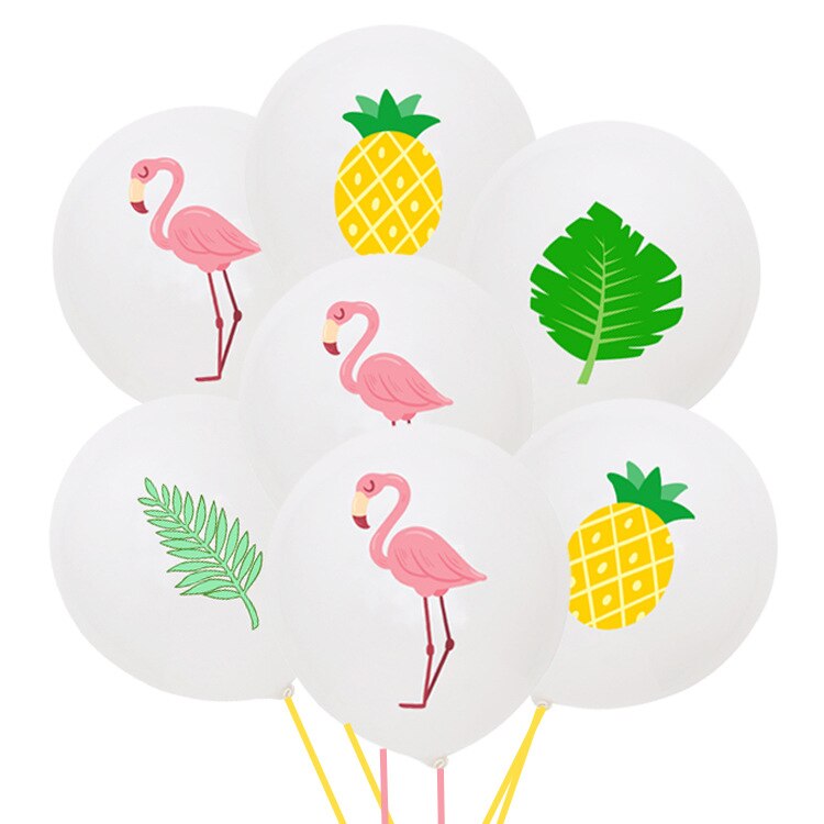 Pink Flamingo Pineapple Balloon Tropical Party Summer Beach Birthday Party Decor Flamingo Party Decor Hawaii Hawaiian Party Deco
