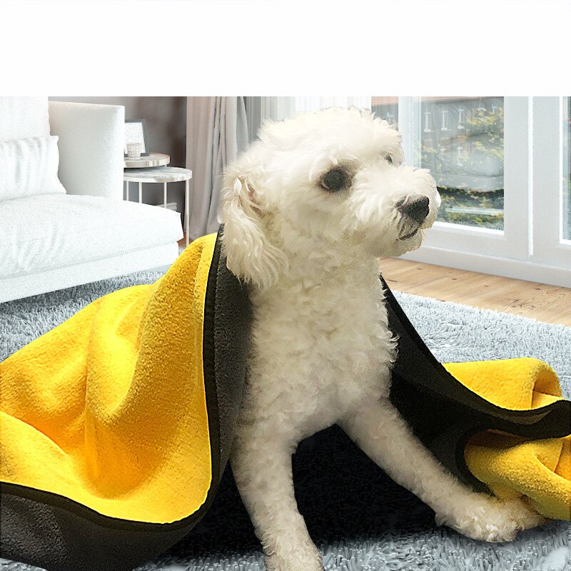 Extra zachte autowas microvezeldoek, autoverzorging, reinigingsdoek, droogdoek, detail autowasdoek, krasvrije handdoek voor huisdieren