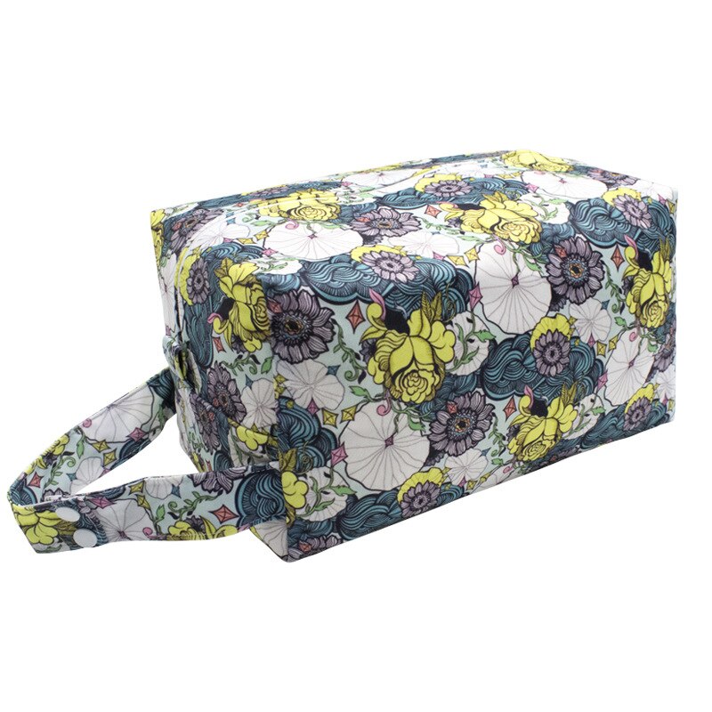 Wasserdicht Wiederverwendbare 3D nass Tasche Gedruckt Tasche Windel Tasche Große Kapazität Windel Tasche Kinderwagen Taschen PUL Windel Lagerung Tasche: 06