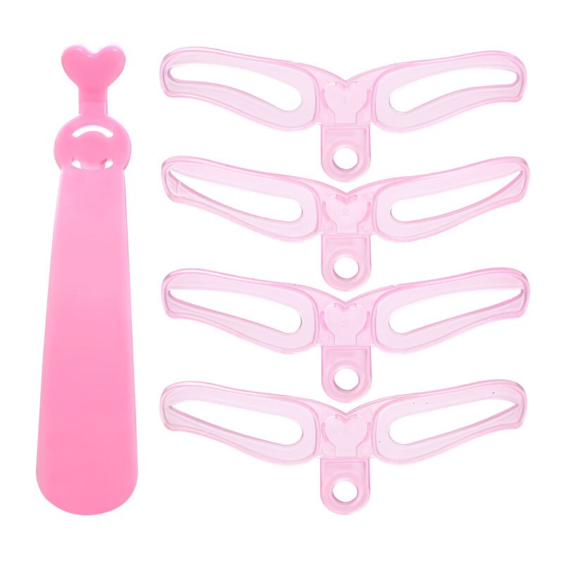 FM Makeup Reusable Eyebrow Stencil eyebrow ruler Cosmetics Eye Brow Shaping Template Makeup Beauty kit delineador de cejas