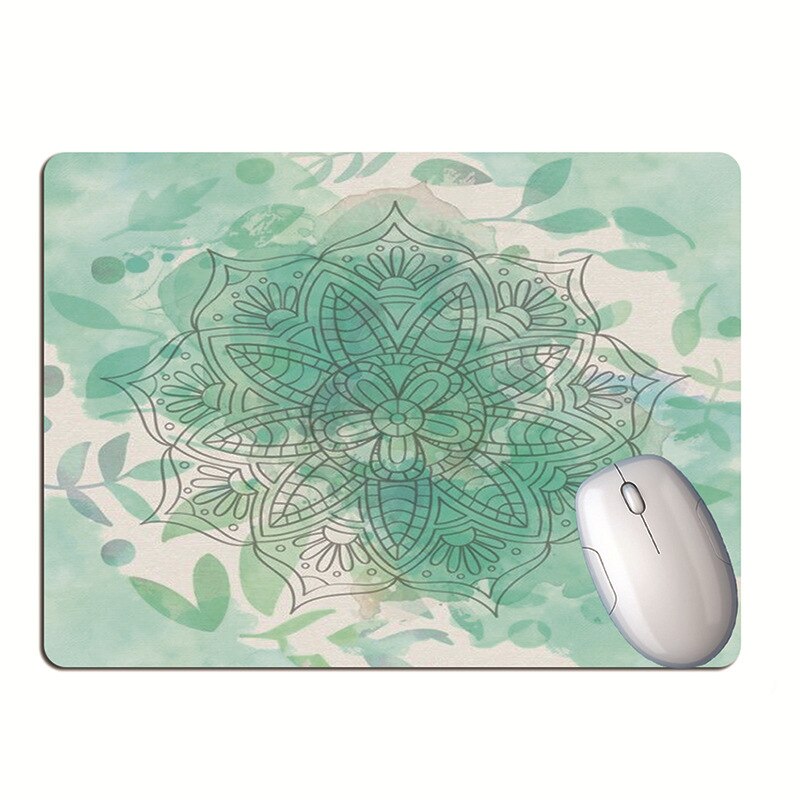 Gradiënt Kleur Mandala Muismat Student Computer Muis Antislip Notebook Pad Kantoor Toetsenbord Bescherming Pad Tafel Mat