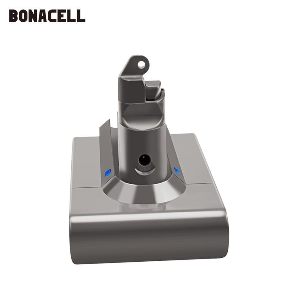 Bonacell 6000mAh 21.6V 6.0 Li-ion Batterie pour Dyson V6 DC58 DC59 DC61 DC62 DC74 SV09 SV07 SV03 965874-02 Aspirateur Batterie