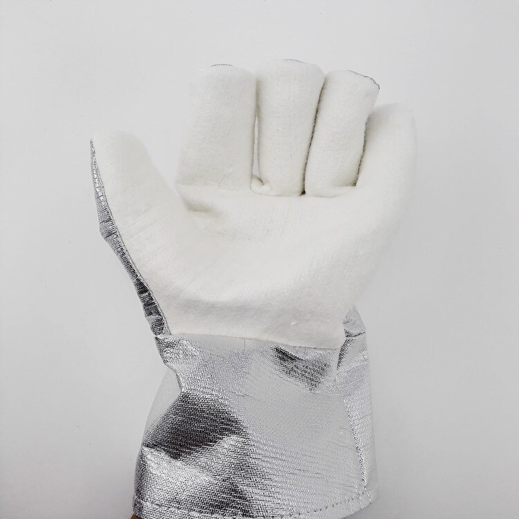 Brandwerende Handschoenen 350 Graden Hittebestendige Handschoenen Aluminiumfolie Warmte-isolatie Anti-Brandwonden Snijden Veiligheid Handschoen