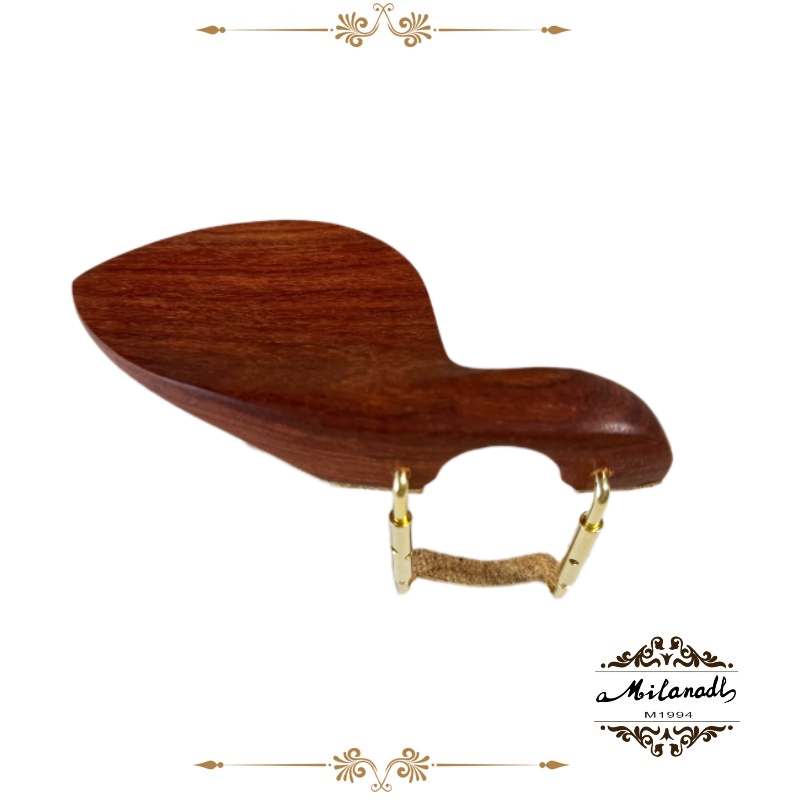 4/4 Violin Chinrest/Chin Rest With Clamp Screw Bracket Cork,Ebony Jujube Wood,Fiddle Parts Violin Accessories: Lavender