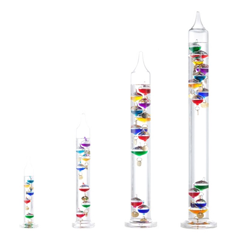 Multi-Farbige Kugeln Galilei Thermometer Schaukel Ball Temperatur Messgerät Dekor