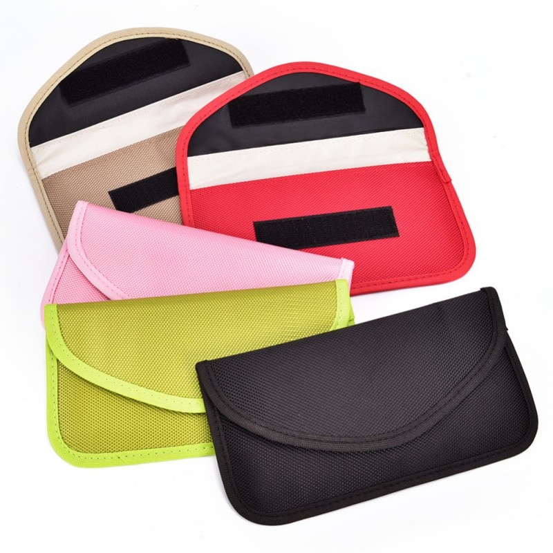 For Iphone Samsung Huawei Xiaomi Phones Mobile Phone RF Signal Blocker Anti-Radiation Shield Case Bag Blocking Pouch