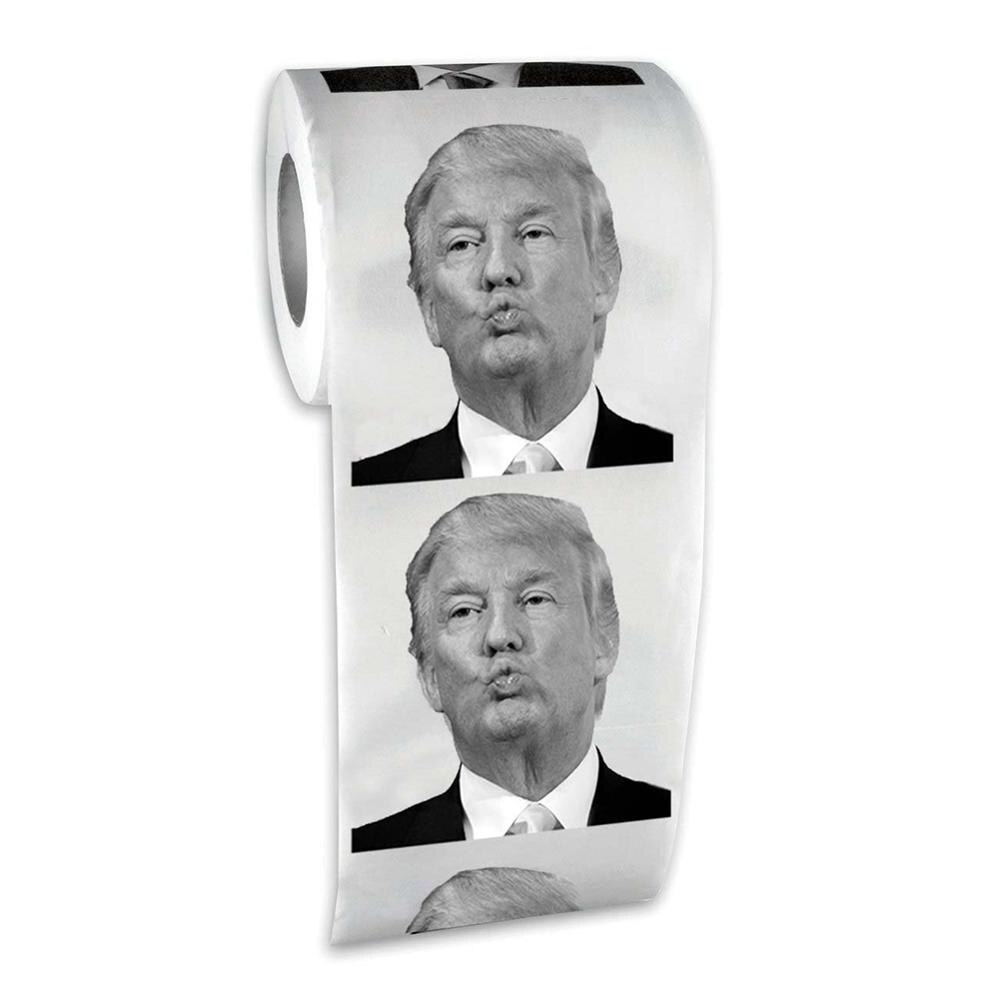 Président papier toilette rouleau Gag blague Unique papier toilette fournitures pour la maison papiers à rouler papier hygiénique drôle