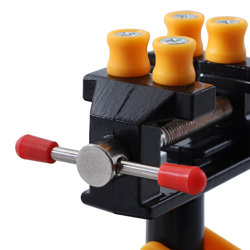Portable Mini Table Vise Clamp for Small Work Hobby Jewelry Diy Craft Repair Tool Work Table Bench Vise Tool Vice