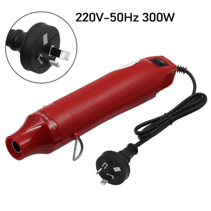 Mini Heat Gun Mini Handheld Air Gun for DIY Embossing Shrink Wrapping Drying Paint 300W Electrical Heat Tool