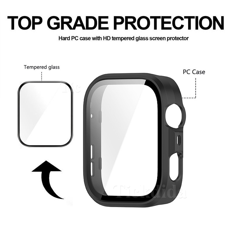 Vidrio templado + funda para Huawei Watch Fit 4 Pro Fit4 Protector de pantalla marco cubierta de parachoques para Huawei Watch Fit 4 funda