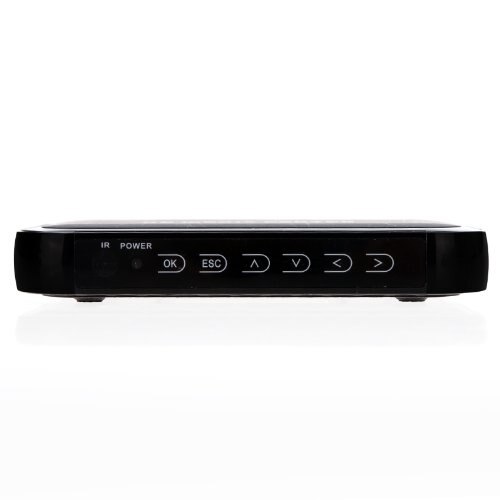 Full HD 1080P Media Player Center RM/RMVB/AVI/MPEG Multi Media Video Player with HDMI YPbPr VGA AV USB SD/MMC Port Remote Contro