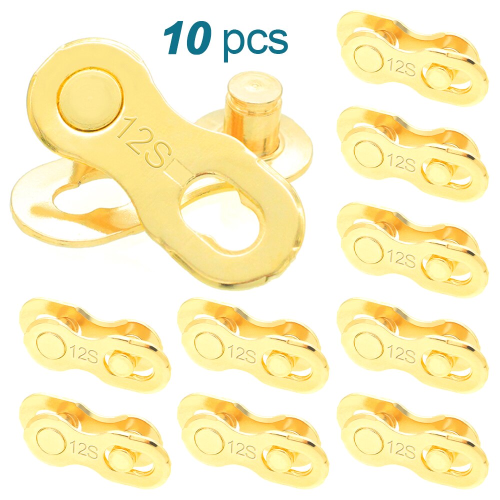 10pcs 6/9/10/11/12 Speed Bicycle Chain Link Connector JointMagic Button Speed Quick Master Link Chain Mountain Bike Accessories: 12 speed
