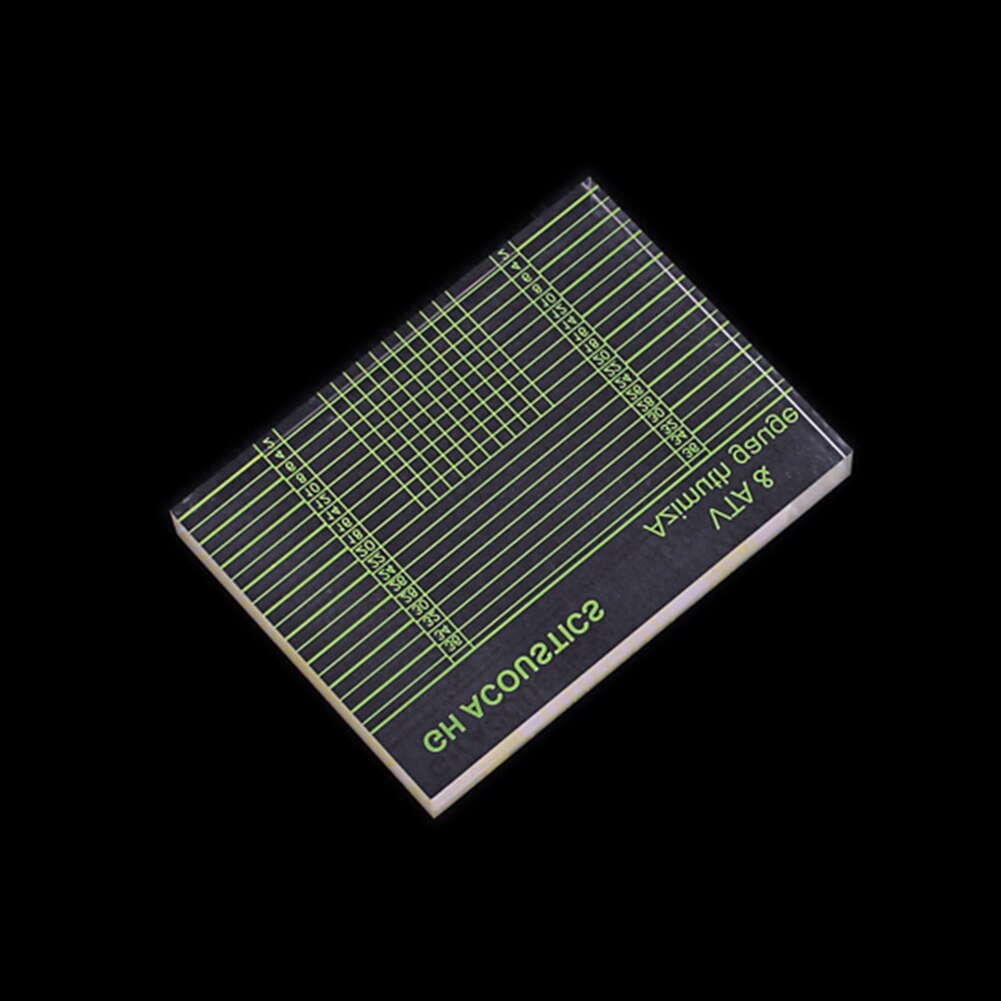 Vinyl Record Player Alignment Ruler Block Phonograph VTA Cartridge Azimuth for Music Lovers Playing Accessories